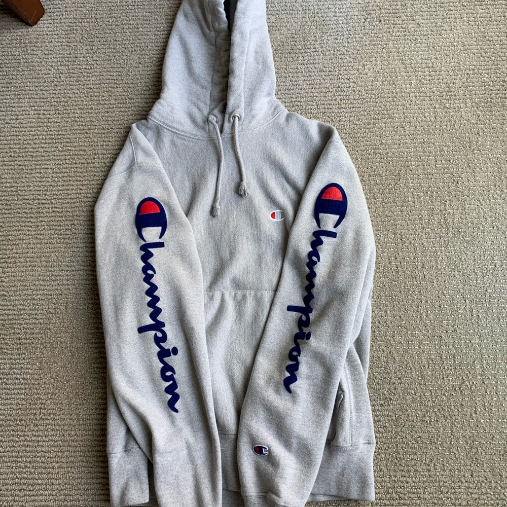 Men’s Grey Champion Hoodie